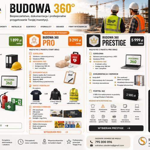 Budowa 360 - pakiety dla branży budowlanej