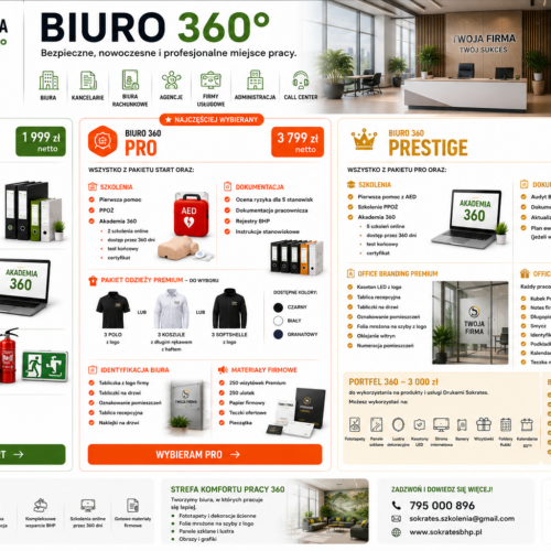 Biuro 360 - pakiety dla biur i firm usługowych