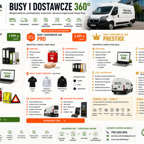 BUSY I DOSTAWCZE 360° - oferta transportowa