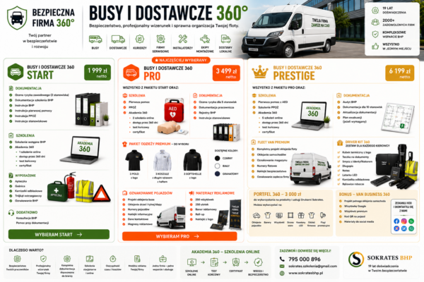 BUSY I DOSTAWCZE 360° - oferta transportowa