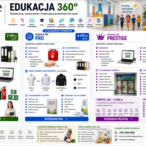 EDUKACJA 360 - pakiety dla placówek edukacyjnych