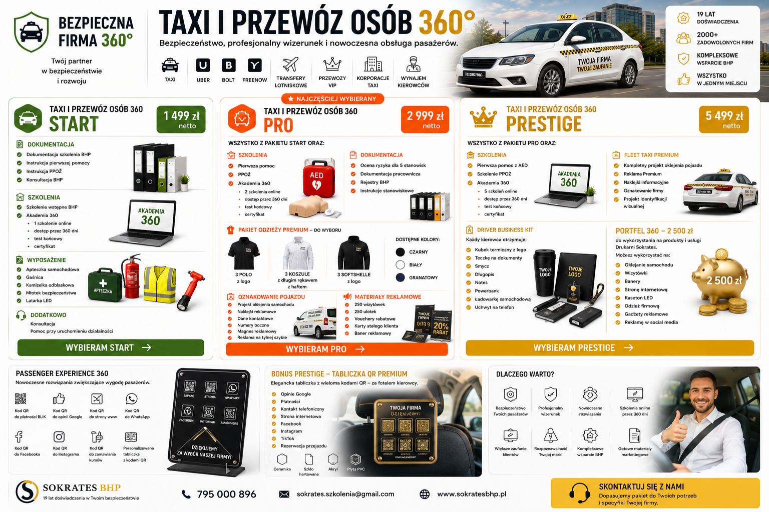 TAXI I PRZEWÓZ OSÓB 360°