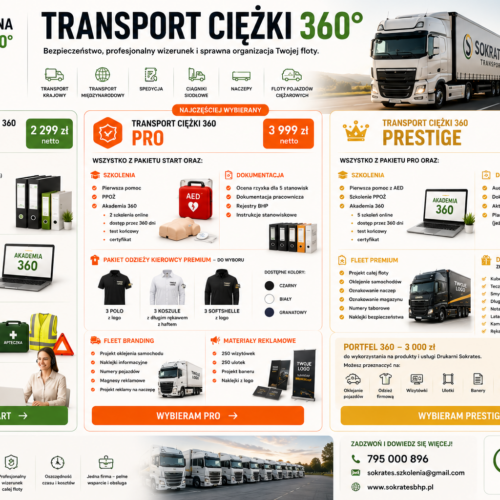 TRANSPORT CIĘŻKI 360° - oferta transportowa